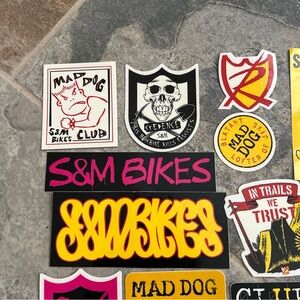 S&M Sticker Pack Lamf BMX Bike Decals Mad Dog BMX Bikes Mad Dog S&M Sticker Pack